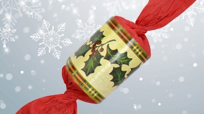 Envoltorio con forma de caramelo. Manualidad de Navidad
