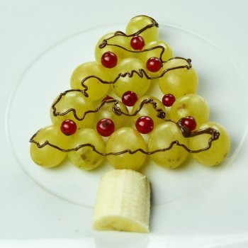 Árbol de Navidad de uvas