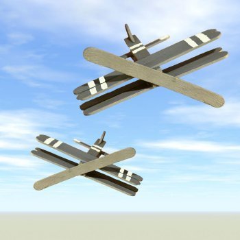 Cómo hacer un avión de madera con materiales reciclados