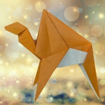 Cómo hacer el camello de los Reyes Magos - Origami fácil de Navidad