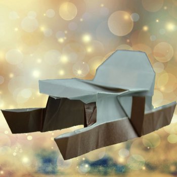 Cómo hacer un trineo de Papá Noel de origami