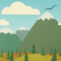 Cuentacuentos para niños. El pájaro y la montaña