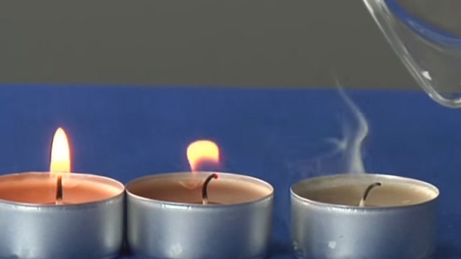 Cómo apagar una vela sin soplar y a distancia. Ciencia para niños