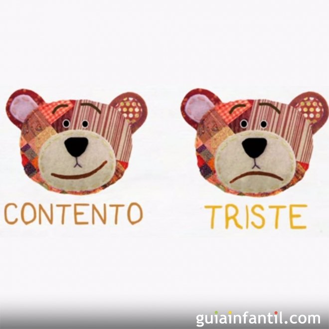 Los contrarios. Actividades de Traposo para niños