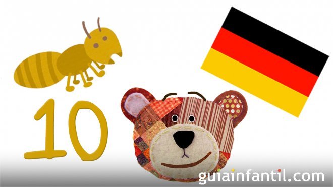 Aprende alemán. Los números del uno al diez