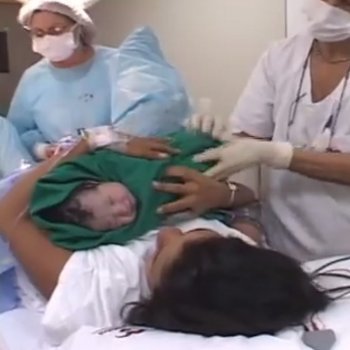 Parto natural en un hospital