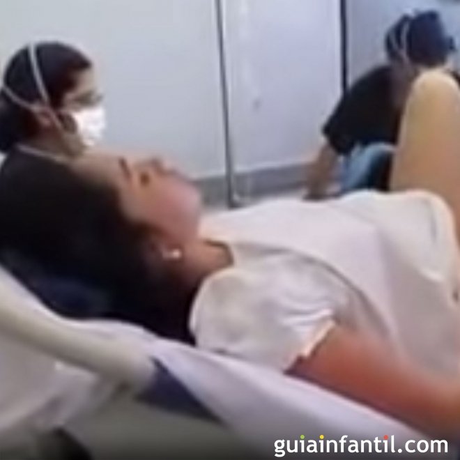 El parto natural de un bebé