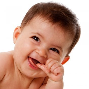 Risa contagiosa de un bebé