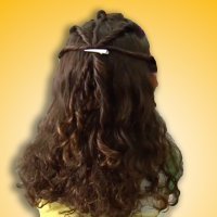 Recogido para pelo rizado, ideas de peinados