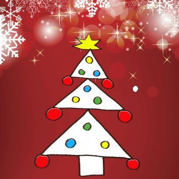 Enseña a tu hijo a dibujar un árbol de Navidad