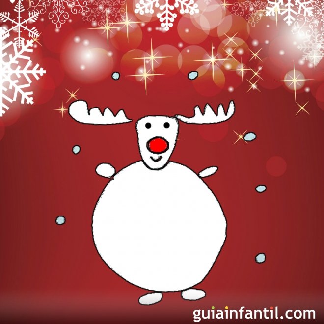 Enseña a dibujar a Rodolfo el reno a tus hijos