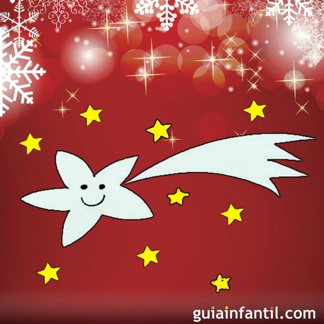 Enseña a dibujar una estrella de Navidad a los niños