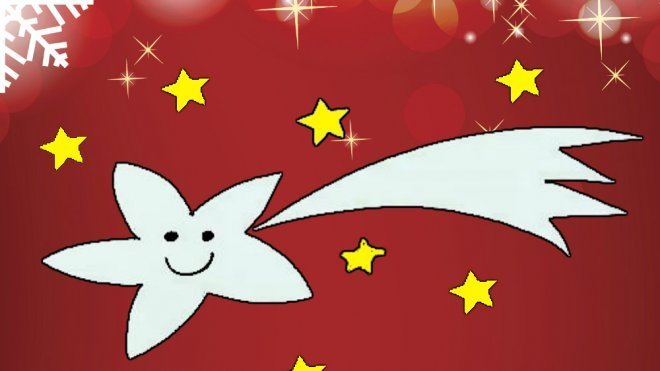 Enseña a dibujar una estrella de Navidad a los niños