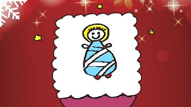 Enseña a tus hijos a dibujar al Niño Jesús