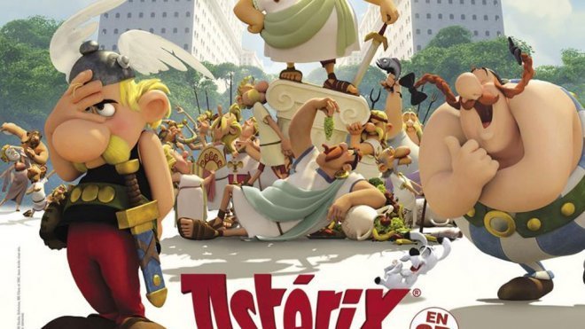 Astérix. La residencia de los dioses. Película de dibujos para niños