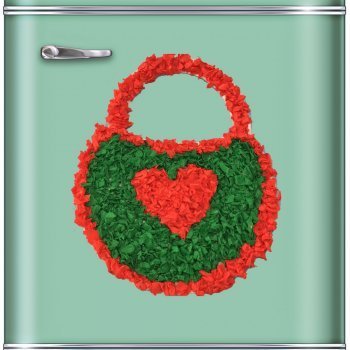 Aprende a hacer un bolsito con platos de cartón para pegar en la nevera