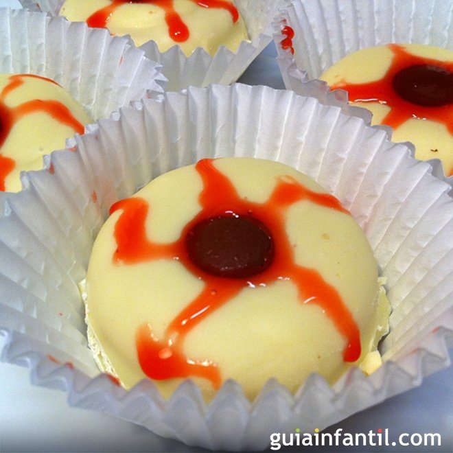 Ojos sangrientos. Recetas para Halloween