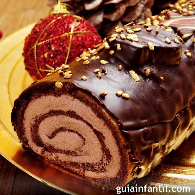 Receta del tronco de Navidad paso a paso