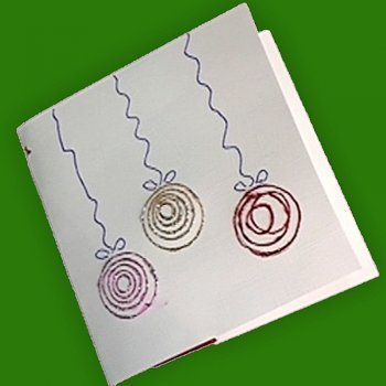 Haz una postal de Navidad con un árbol en 3D, manualidades para niños