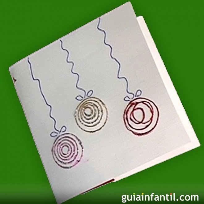 Haz una postal de Navidad con un árbol en 3D, manualidades para niños