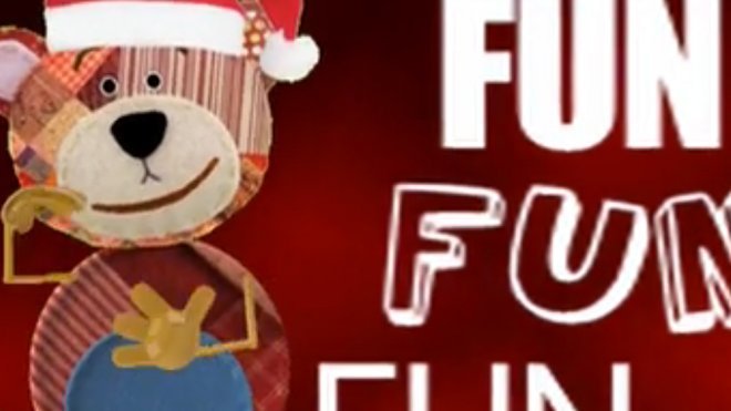 25 de diciembre fun, fun, fun. Villancico de Navidad