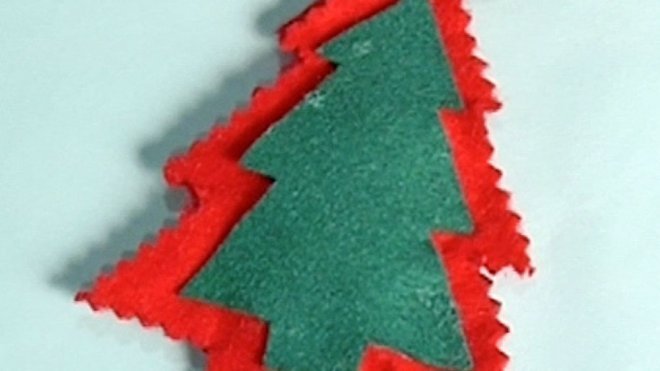 Árbol de Navidad, hacer adornos con fieltro, manualidades
