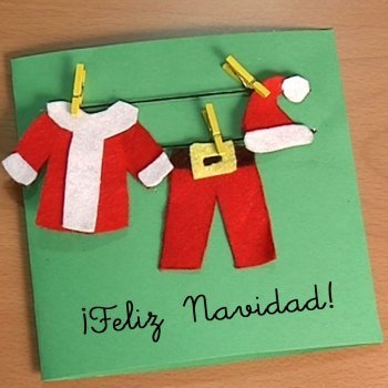 Tarjeta Papá Noel