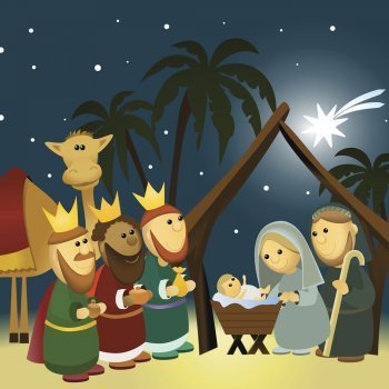 Pero mira como beben lo peces en el río. Villancicos para niños