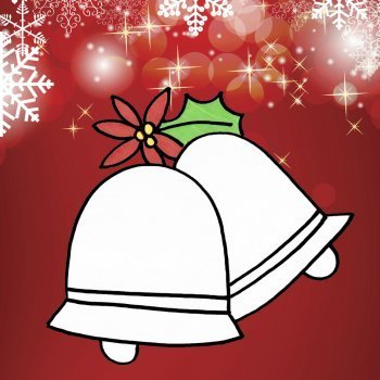Dibujos para niños de Navidad. Campanas navideñas