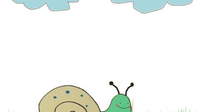 Cómo dibujar un caracol. Dibujos para niños