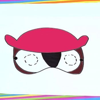 Como dibujar un antifaz de búho