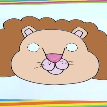 Cómo dibujar una máscara de león