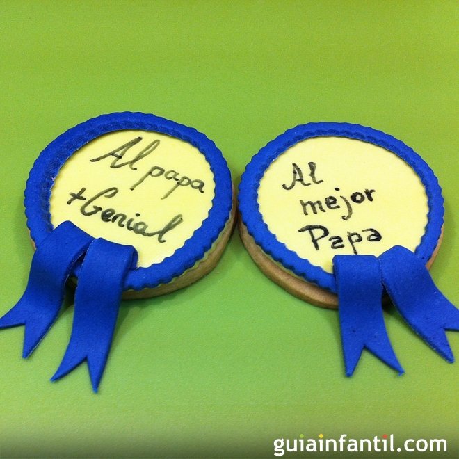 Galletas Medalla con cinta personalizadas 1ud