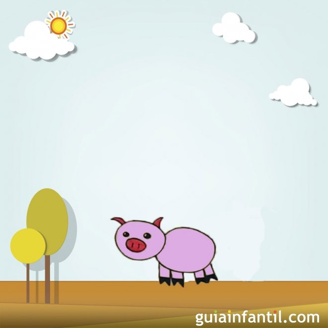 Cómo dibujar un cerdo. Dibujos de animales de la granja