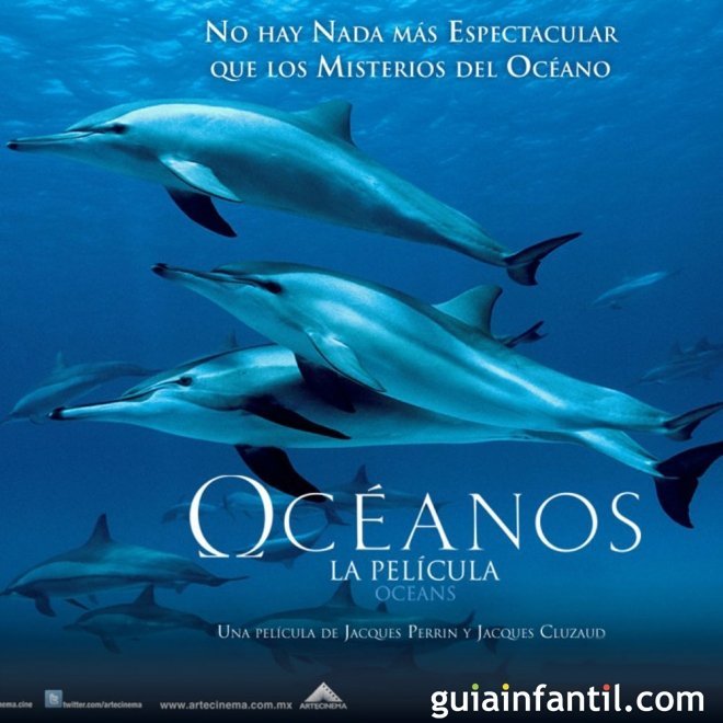 Océanos. Tráiler de película de animales