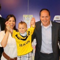 Bebé fichado por equipo de fútbol