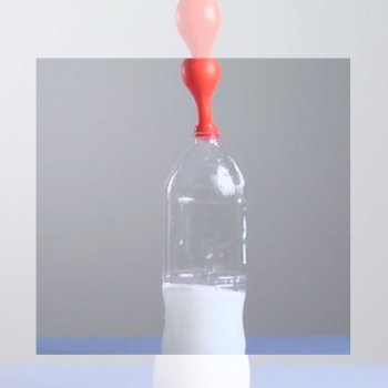 Inflar un globo con azúcar y levadura