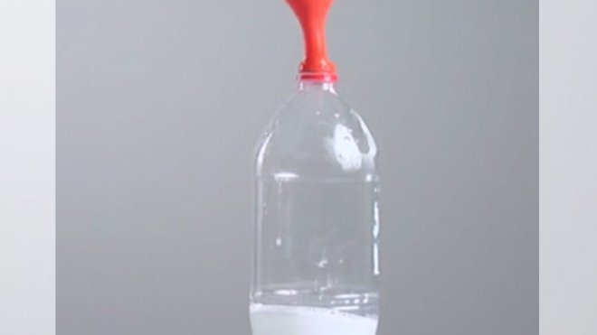 Ciencia divertida. Inflar un globo con azúcar y levadura