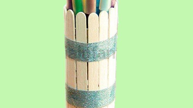 Cómo hacer un bote de lápices. Manualidades de reciclaje