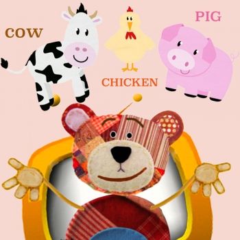 El nombre de los animales de la granja en inglés para niños