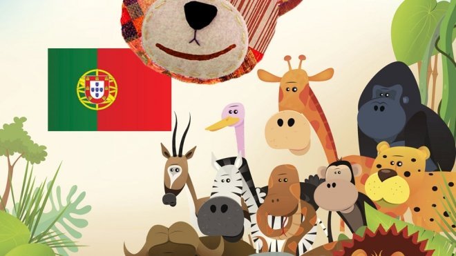 Aprende el nombre de los animales de la selva en portugués