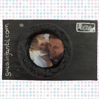 Cómo hacer una caja marco con forma de cámara de fotos