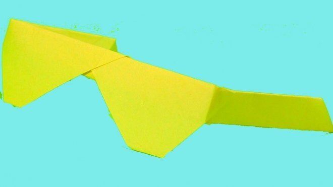 Cómo hacer unas gafas de papel. Origami fácil