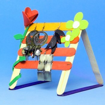 Cómo hacer un porta pendientes casero. Manualidades de reciclaje