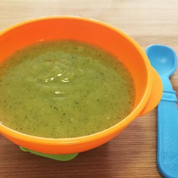 Puré de calabacín, zanahoria y patata para bebés y niños