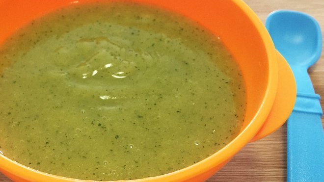 Puré de calabacín, zanahoria y patata para bebés y niños