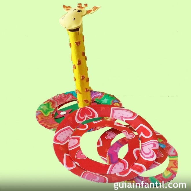 Cómo hacer un juego de lanzar los aros. Juguetes caseros