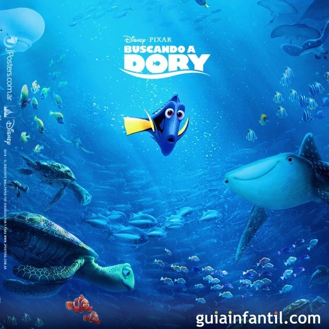 Buscando a Dory. Película de dibujos para niños