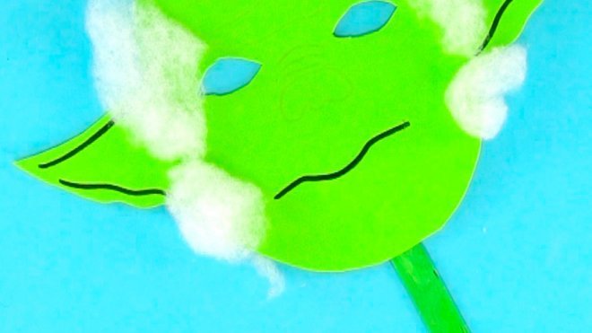 Cómo hacer una máscara de Yoda para un disfraz infantil