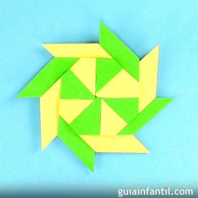 Estrella Modular De Papel Origami Fácil Para Niños